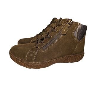 NWOB Clarks Womens Caroline Park Lace-up Ankle Boots Shoes BHFO 6757 Size 5.5